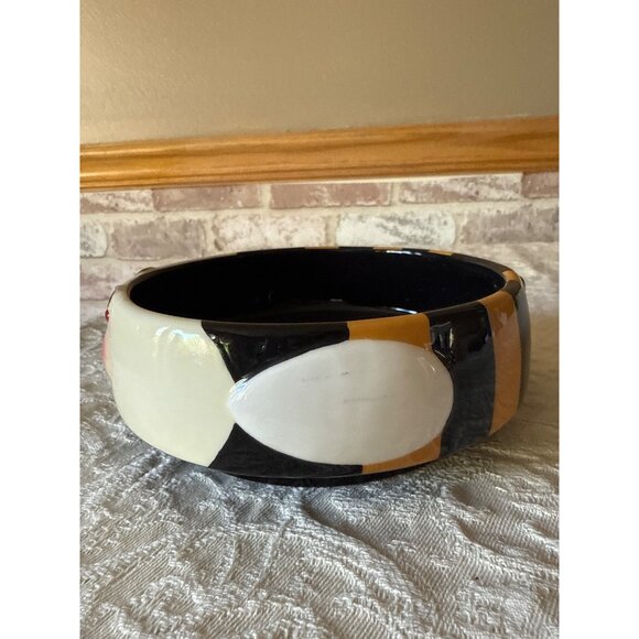 Vintage Ceramic Bumble Bee Face Bowl Deforest of CA Anthropomorphic - Picture 3 of 15